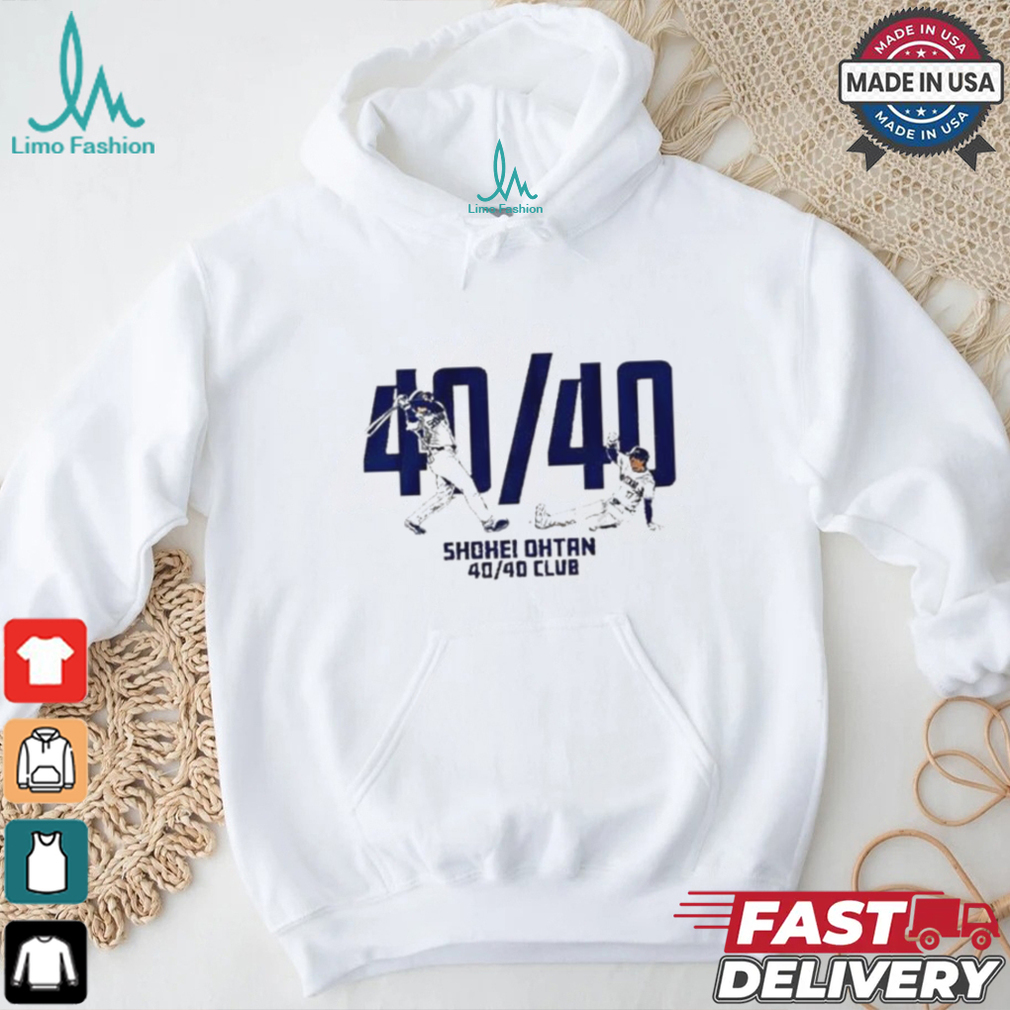 Shohei Ohtani Los Angeles Dodgers MLB 40 40 Club T shirts Shohei Ohtani Los Angeles Dodgers MLB 40 40 Club T shirts