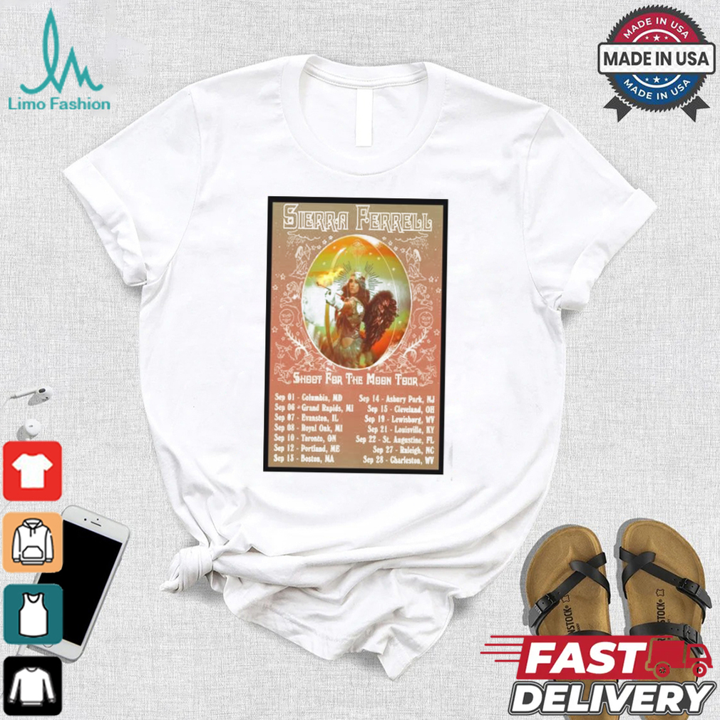 Sierra Ferrell Shoot For The Moon Tour 2024 Limited Edition Poster T Shirt Sierra Ferrell Shoot For The Moon Tour 2024 Limited Edition Poster T Shirt