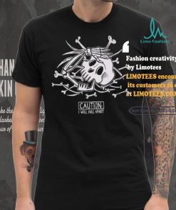 Skull bone caution I will fall apart classic shirt