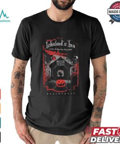 Sleepy Hollow Ichabod’s Inn A Place To Rest Your Weary Head Blackcraft Halloween T shirt