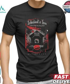 Sleepy Hollow Ichabod’s Inn A Place To Rest Your Weary Head Blackcraft Halloween T shirt