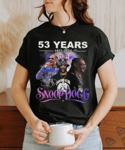 Snoop Dogg Rapper 53 Years 1971 2024 T Shirt