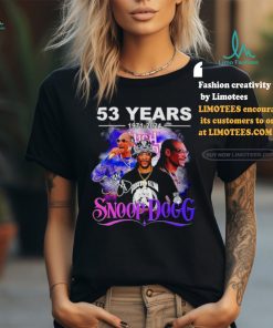 Snoop Dogg Rapper 53 Years 1971 2024 signature shirt