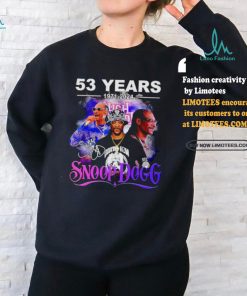 Snoop Dogg Rapper 53 Years 1971 2024 signature shirt