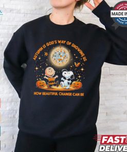 Snoopy Autumn Is God’s Way Of Showing Us How Beautiful Change Can Be Shirt