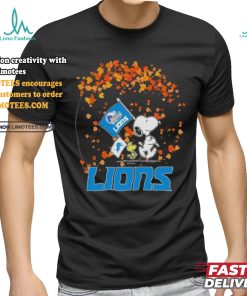 Snoopy Detroit Lions Fall Shirt