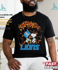 Snoopy Detroit Lions Fall Shirt