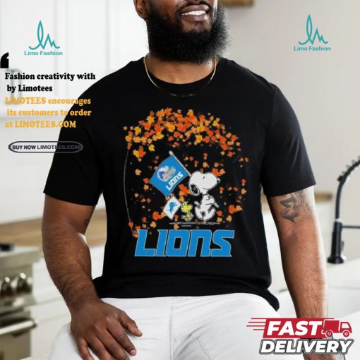 Snoopy Detroit Lions Fall Shirt