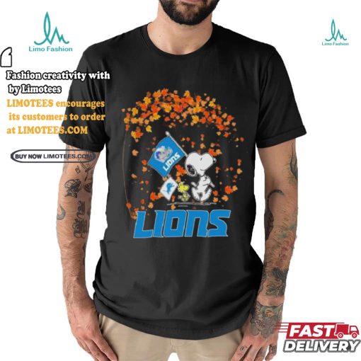 Snoopy Detroit Lions Fall Shirt