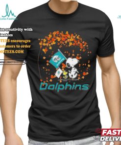 Snoopy Dolphins Fall Shirt