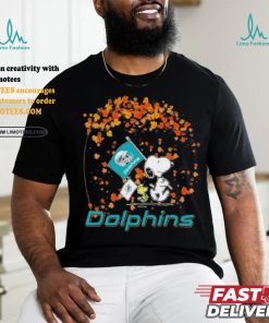 Snoopy Dolphins Fall Shirt