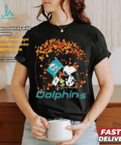 Snoopy Dolphins Fall Shirt