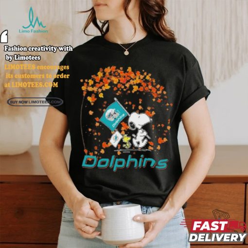 Snoopy Dolphins Fall Shirt