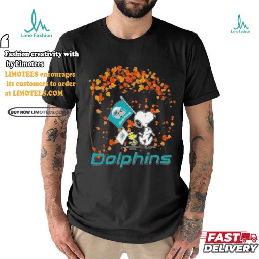 Snoopy Dolphins Fall Shirt