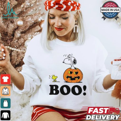 Snoopy Halloween Boo Raglan Baseball shirt