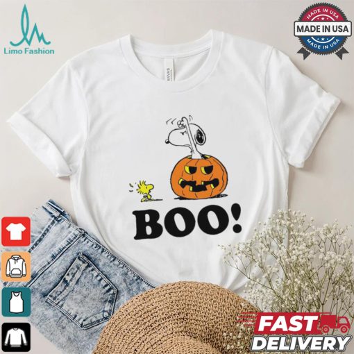 Snoopy Halloween Boo Raglan Baseball shirt