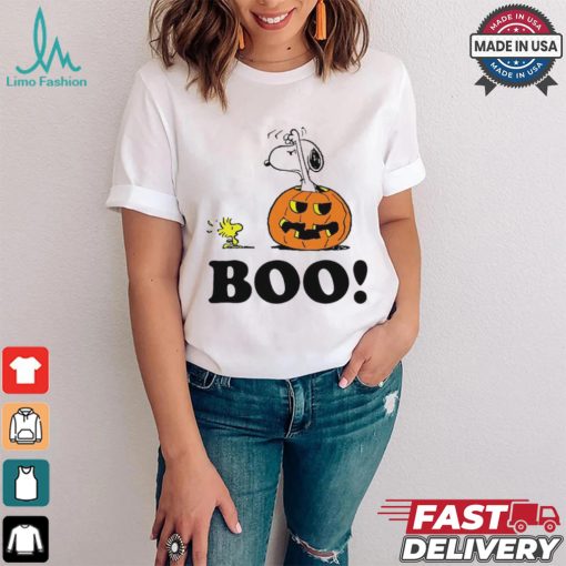 Snoopy Halloween Boo Raglan Baseball shirt