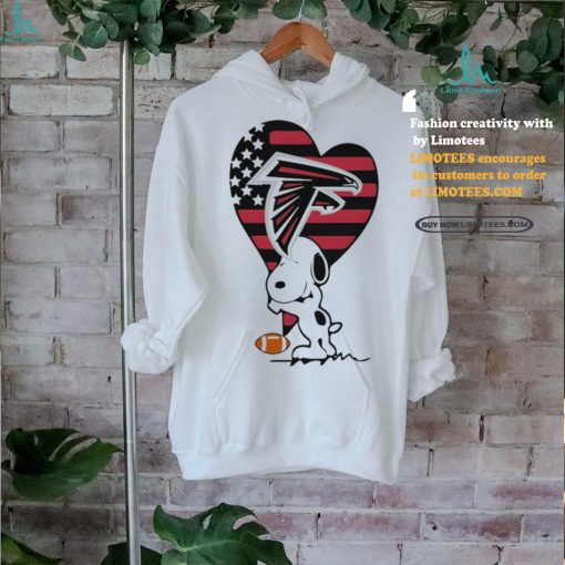 Snoopy Hug Atlanta Falcons Heart Shirt