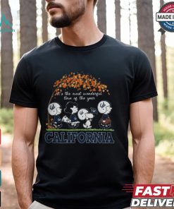 Snoopy Peanuts X California Golden Bears Fall It'S The Most Beautiful Time Of The Year Shirt