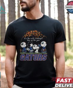 Snoopy Peanuts X Florida Gators Fall It'S The Most Beautiful Time Of The Year Shirt