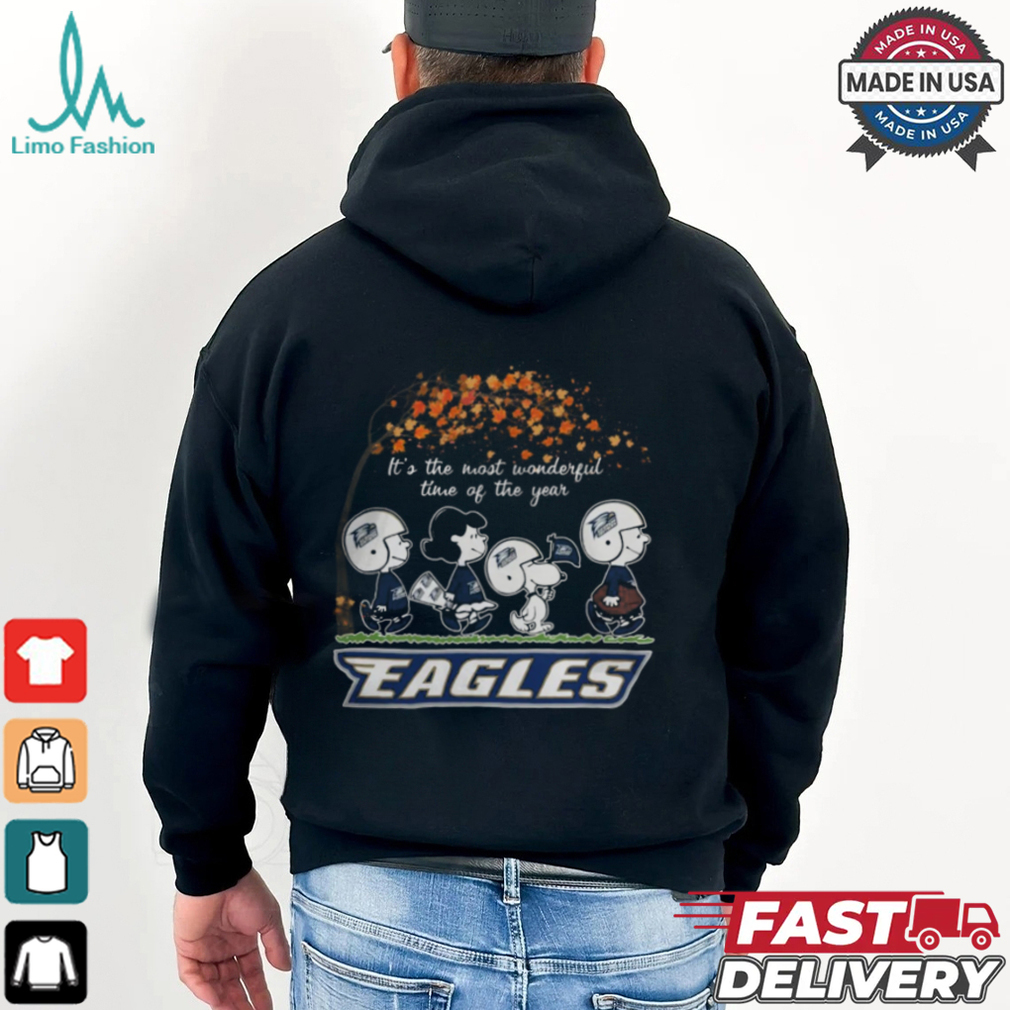 Snoopy Peanuts X Georgia Southern Eagles Fall It'S The Most Beautiful Time Of The Year Shirt Snoopy Peanuts X Georgia Southern Eagles Fall It'S The Most Beautiful Time Of The Year Shirt