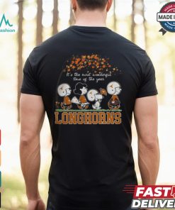 Snoopy Peanuts X Texas Longhorns Fall It'S The Most Beautiful Time Of The Year Shirt