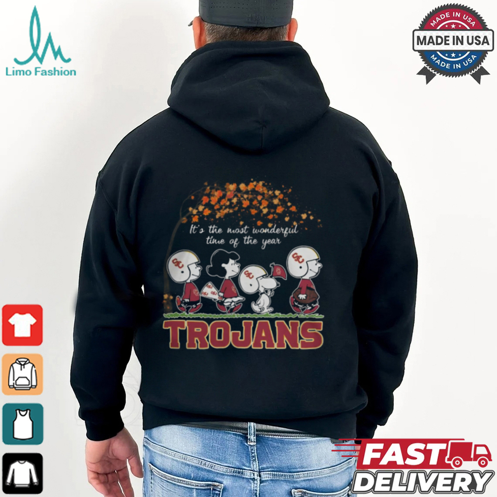 Snoopy Peanuts X USC Trojans Fall It'S The Most Beautiful Time Of The Year Shirt Snoopy Peanuts X USC Trojans Fall It'S The Most Beautiful Time Of The Year Shirt