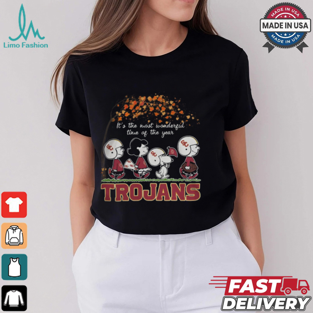 Snoopy Peanuts X USC Trojans Fall It'S The Most Beautiful Time Of The Year Shirt Snoopy Peanuts X USC Trojans Fall It'S The Most Beautiful Time Of The Year Shirt