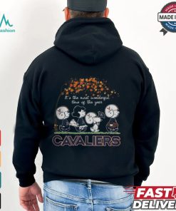 Snoopy Peanuts X Virginia Cavaliers Fall It'S The Most Beautiful Time Of The Year Shirt