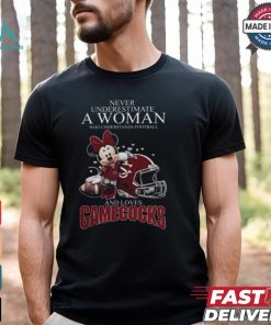 South Carolina Gamecocks x Minnie Mouse Never Underestimate A Woman Who Understands Football And Loves Shirt
