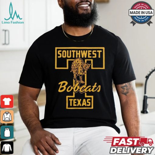 Southwest Texas Bobcats T shirts