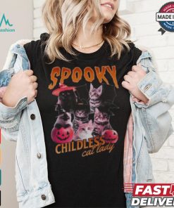 Spooky Childless Cat Lady Shirt