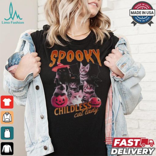 Spooky Childless Cat Lady Shirt
