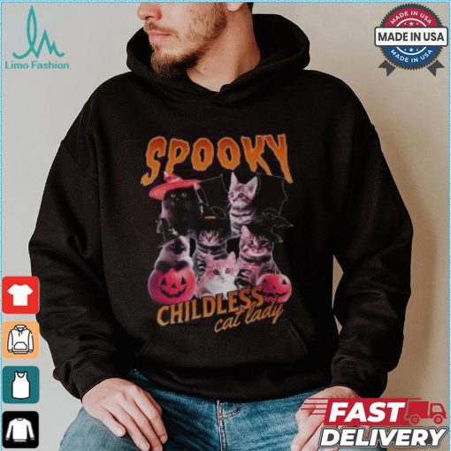 Spooky Childless Cat Lady Shirt