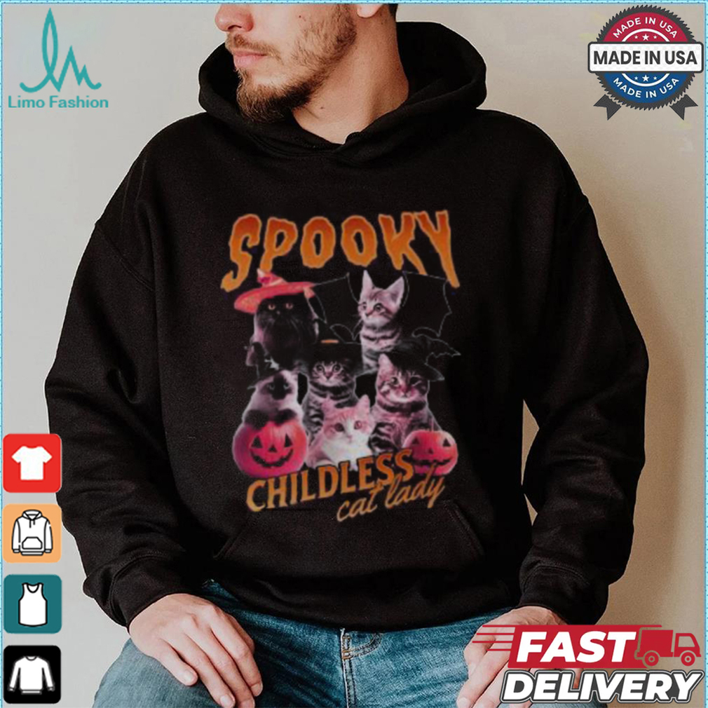 Spooky Childless Cat Lady Shirt Spooky Childless Cat Lady Shirt