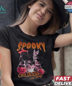 Spooky Childless Cat Lady Shirt