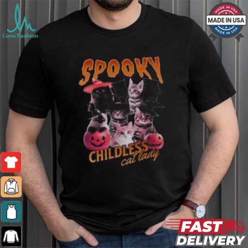 Spooky Childless Cat Lady Shirt