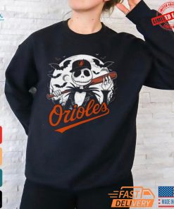 Spooky Orioles Jack Skellington Player Shirt