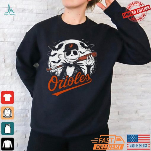 Spooky Orioles Jack Skellington Player Shirt