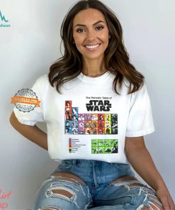 Star Wars Periodic Table White T Shirt