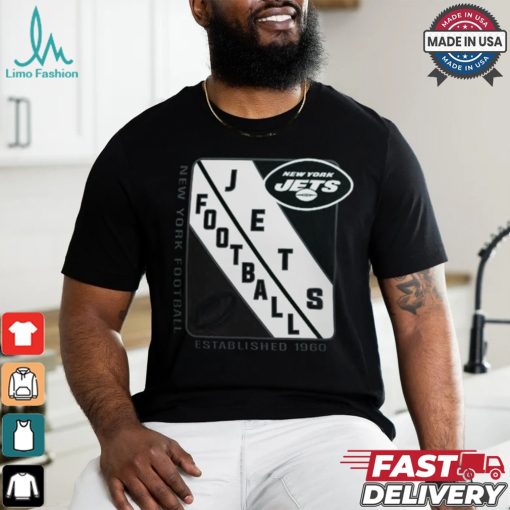 Starter Green New York Jets Shield T Shirt