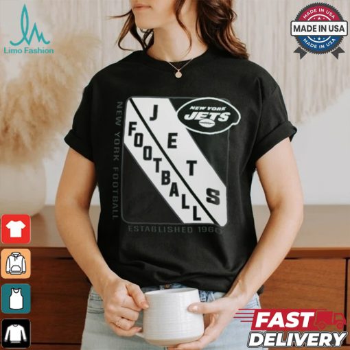 Starter Green New York Jets Shield T Shirt