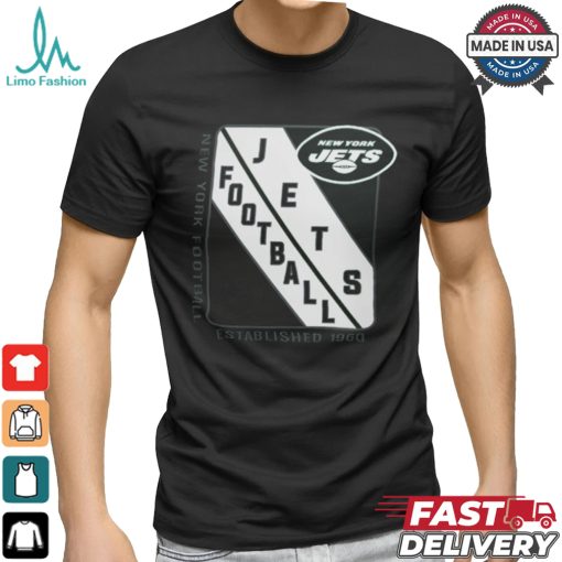 Starter Green New York Jets Shield T Shirt