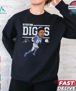 Stefon diggs cartoon American professional football wide receiver T Shirt