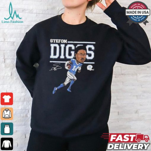 Stefon diggs cartoon American professional football wide receiver T Shirt