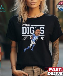 Stefon diggs cartoon American professional football wide receiver T Shirt