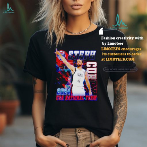 Steph Curry 2024 Paris Olympics USA Basketball National Team shirt