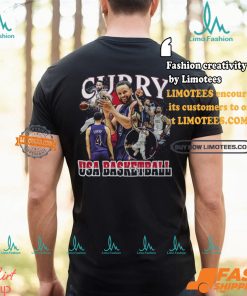 Stephen Curry Usa Basketball Stadium Essentials 2024 Summer Olympics Team Crossroads T shirt