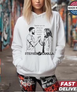 Stephen Curry backs Kamala Harris together we rise lifting one another to greater heights shirt