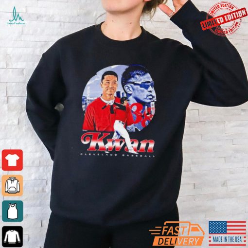 Steven Kwan 38 Cleveland Guardians Baseball Retro Shirt